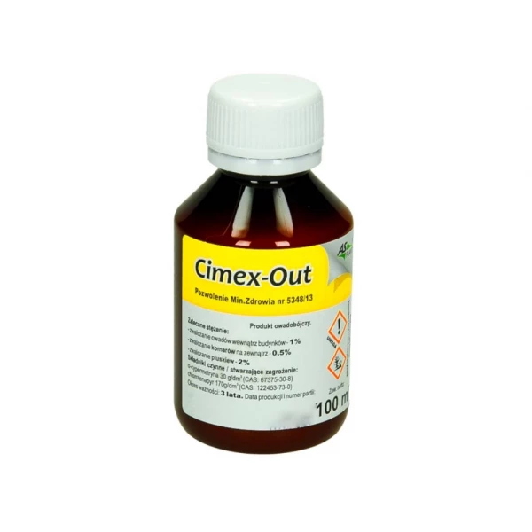 Cimex Out skuteczny środek na karaluchy, prusaki 100ml.