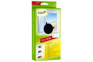 Eko moskitiera okienna - ochrona przed owadami na okno. VACO 130 cm x 150 cm.