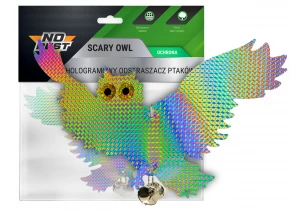 Odstraszacz ptaków hologramowa sowa SCARY OWL No Pest®