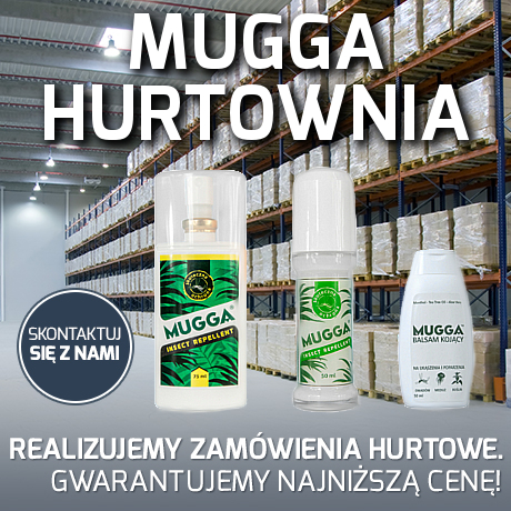 Mugga hurtownia. Sprzedaż hurtowa preparatów Mugga. Mugga dystrybutor.