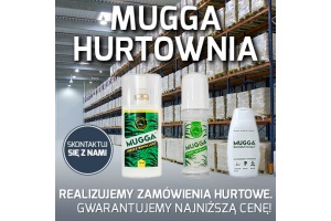 Mugga hurtownia. Sprzedaż hurtowa preparatów Mugga. Mugga dystrybutor.