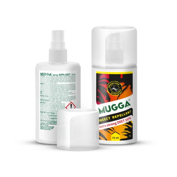 Najlepszy środek na komary. Mugga Strong Spray 50% DEET! 