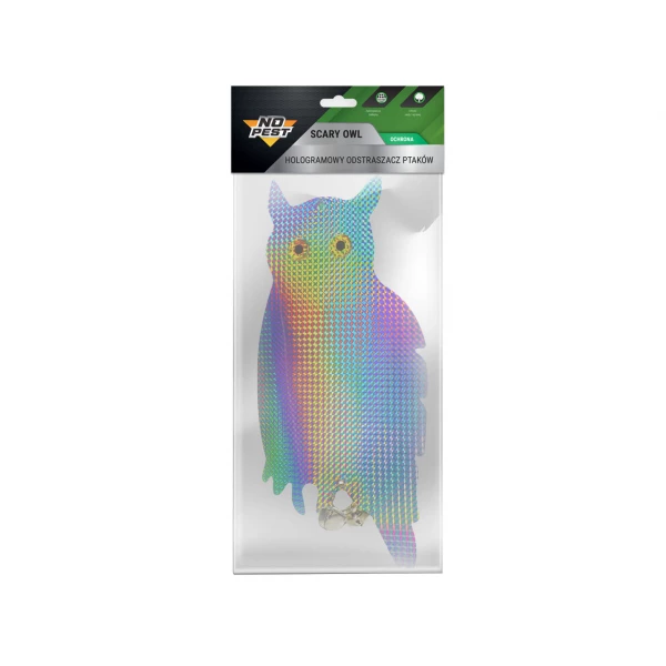 Odstraszacz ptaków sowa hologramowa SCARY OWL No Pest®. 