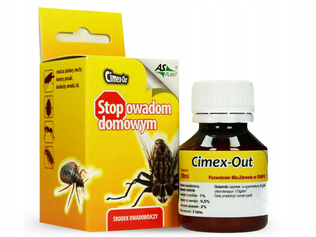oprysk na owady Cimex Out, Cimex Out, oprysk owadobójczy, preparat owadobójczy, środek na owady