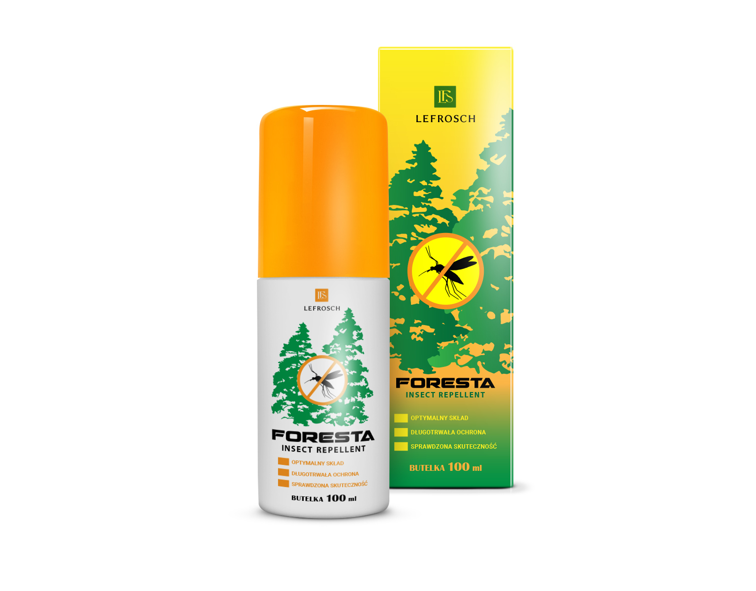Foresta spray przeciw komarom dla myśliwych. Deet na komary 30%!