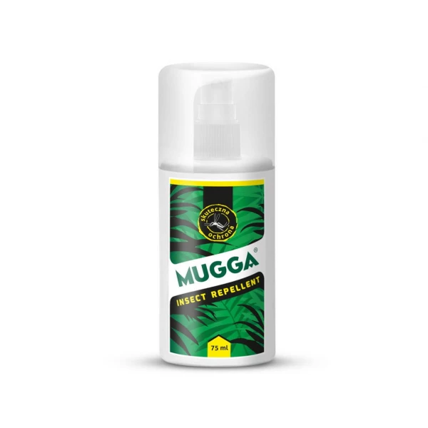 Spray Mugga - preparat na kleszcze DEET 9,5%. Ochrona przed kleszczami. 75ml.