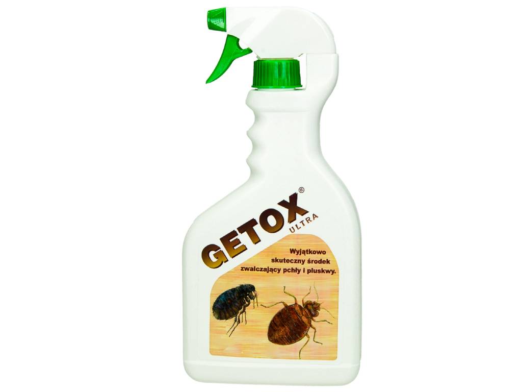 spray na pluskwy getox ultra, getox ultra, spray na owady biegające, środek na owady, preparat na owady