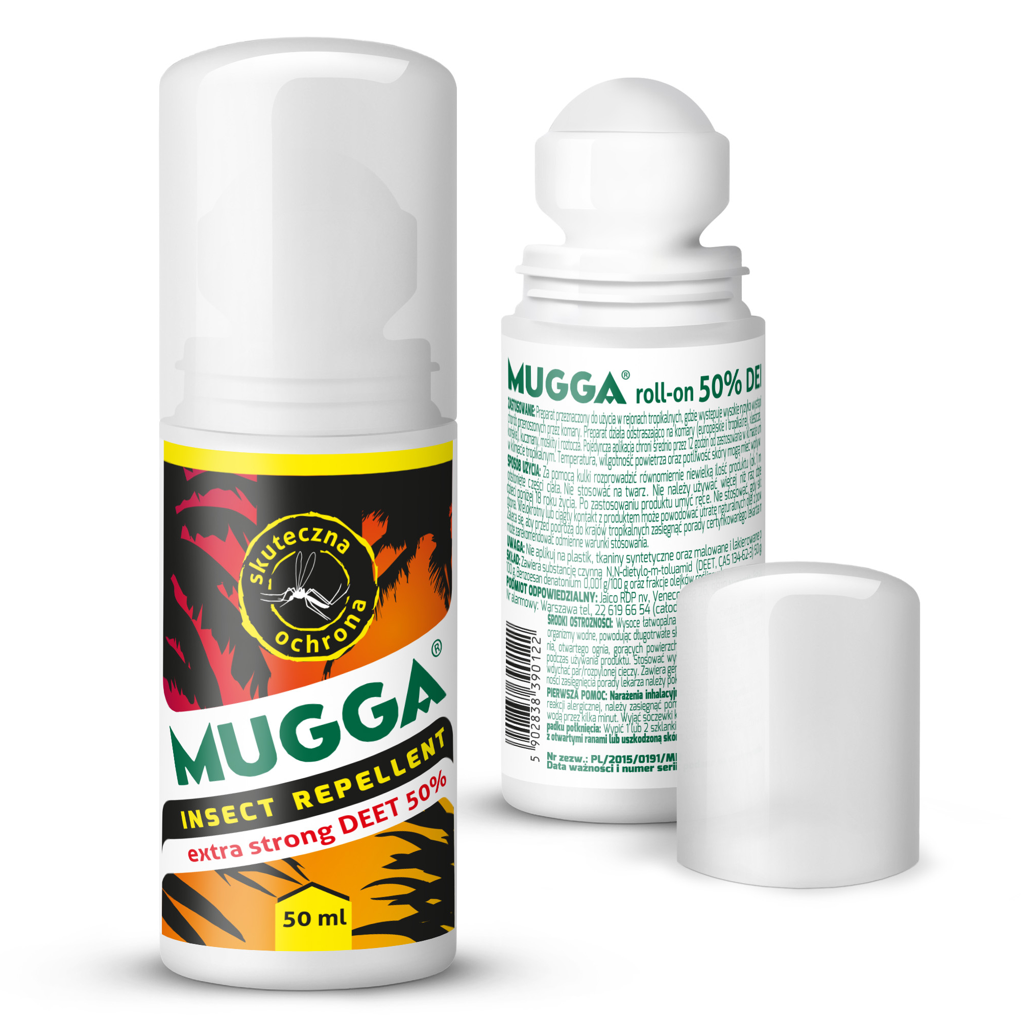 sposób na komary Mugga strong roll on, preparat na komary